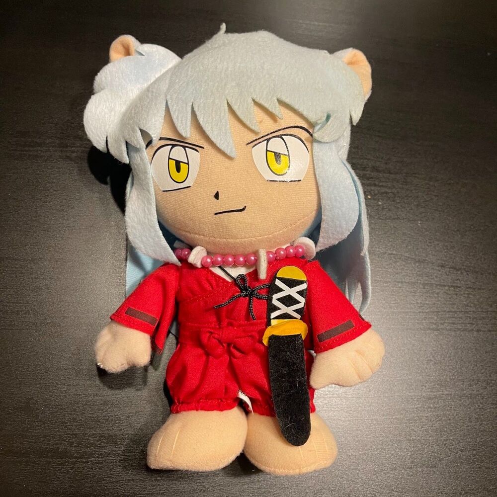 InuYasha Anime 8-Inch Plush ToyOfficial Licensed Great Eastern